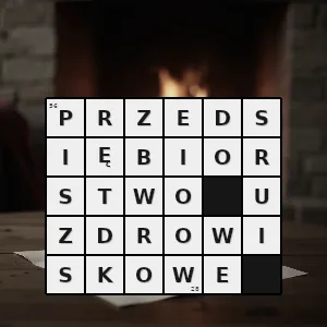 Rozwiązanie krzyżówki: przedsiębiorstwo uzdrowiskowe - przedsiębiorstwo uzdrowiskowe | hasła, synonimy i podpowiedzi Hasło krzyżówkowe przedsiębiorstwo uzdrowiskowe - przedsiębiorstwo uzdrowiskowe – rozwiązanie, synonimy, podpowiedzi i definicje krzyżówkowe